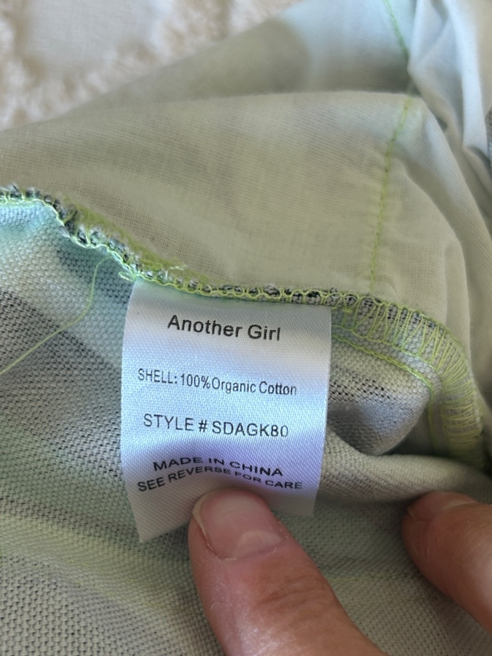Wide Leg Green Swirl Print Pants - Picture 5 of 7